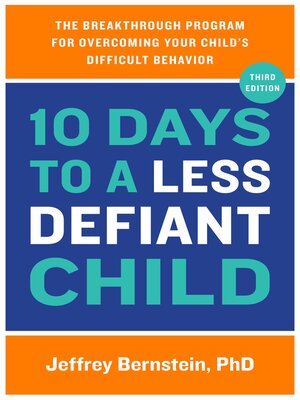 cover image of 10 Days to a Less Defiant Child